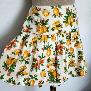 Milly of New York Citrus Delight Mini Skirt